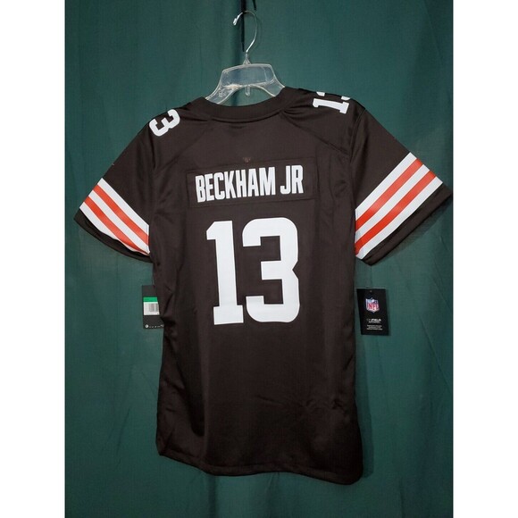 Nike NFL On Field Odell Beckham Jr 13 Cleveland Browns Jersey Women's XL 1946 - Picture 3 of 9